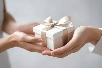 プレゼントを渡す