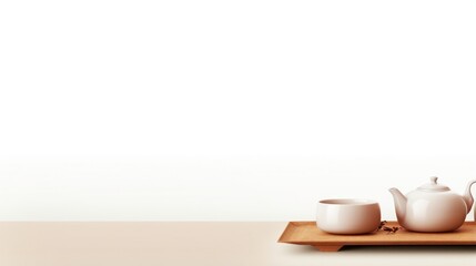 Fototapeta na wymiar Design template of tea set