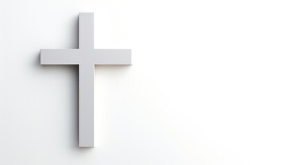 Fototapeta premium Design template of cross, minimalist