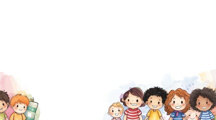 Design template of children day celebration