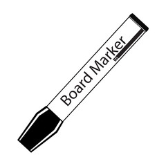 board marker line vector illustration