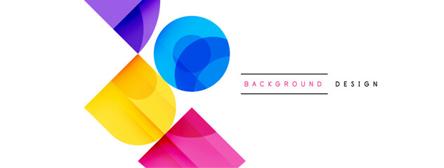 Enigmatic Circles - Captivating Vector Geometric Background, Unveiling the Mesmerizing Composition of Intriguing Circle Elements