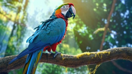 blue and gold macaw © faiz