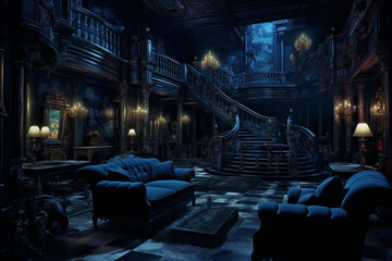 Naklejka premium interior of the house