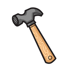 Traditional Hammer Clipart