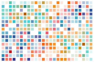 abstract colorful tiles background with squares
