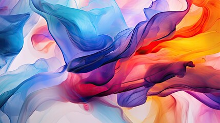 An image of an abstract colorful background that creates a sense of movement and depth.