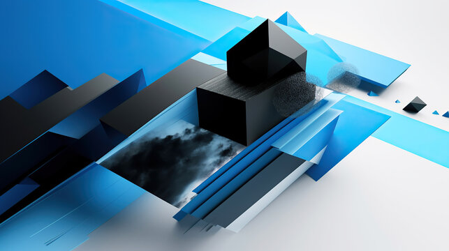 ai generated Illustration web services concept
