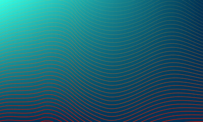 bright blue color gradient design with wavy lines pattern for background, banner, cover and others. eps 10 vector format.