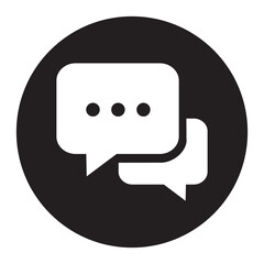 Chat icon vector isolated on background. Trendy message symbol. Pixel perfect, Chat icon symbol vector illustration