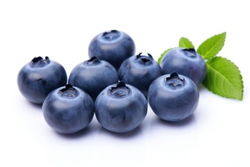 Fototapeta premium blueberries isolated on white background