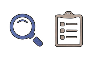 zoom in file sign icon symbol with texture