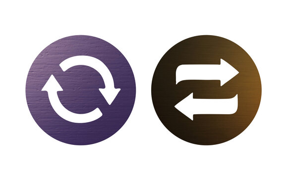 reverse icon symbol illustration with texture