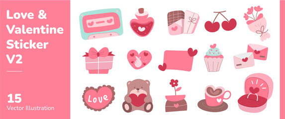 Love & Valentine Sticker 2
