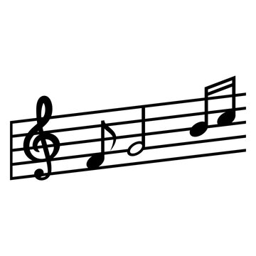 music note icon,musical scale