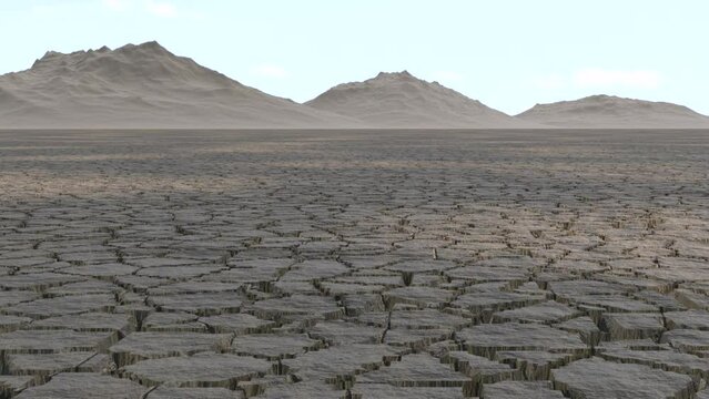 Desertification caused by climate change