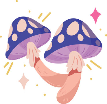 esoteric mushroom magic icon