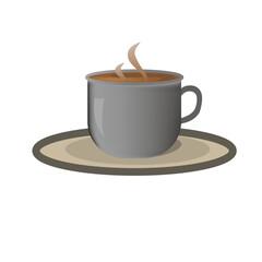Awesome Coffee cup vactor illustrationc,coffe icon,flat coffe illustraton