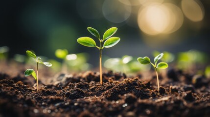 Fototapeta premium plant in the ground