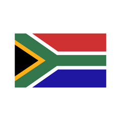 South Africa flag icon. Vector.