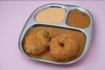 Sambar Vada  curry vadai