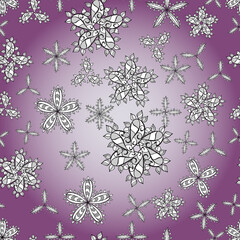 Seamless pattern on interesting elements on pleasant colors.