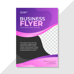 Corporate business flyer template design