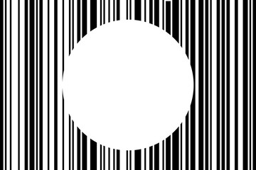 barcode style abstract background with circle shape copy space for business banner backdrop retail, shop.vector illustration nobody.