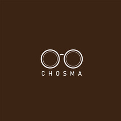 coffee cup logo, sunglass logo