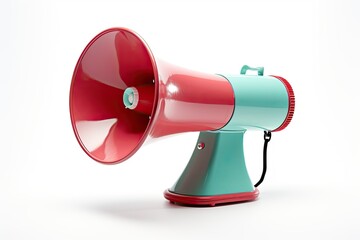 Megaphone isolated on white background