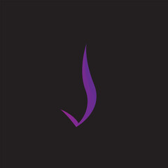 blue flame on black logo background 