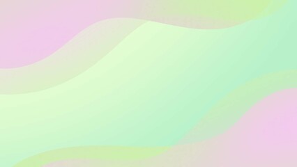 Abstract pink and green pastel wave background with a captivating blend of hues. Ideal for diverse design projects. 