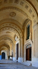 Fototapeta na wymiar Historical Building in the Old Town of Valletta, the Capital of Malta