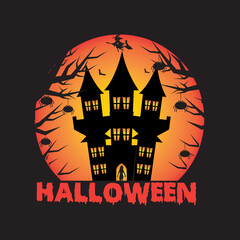 halloween background with pumpkin