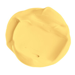 Skincare and makeup cosmetic product sample texture isolated on white background, make-up smudge, cream cosmetics smear or paint brush stroke