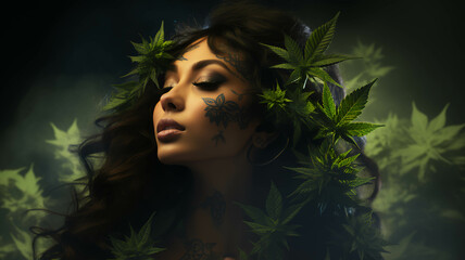 Cannabis Woman
