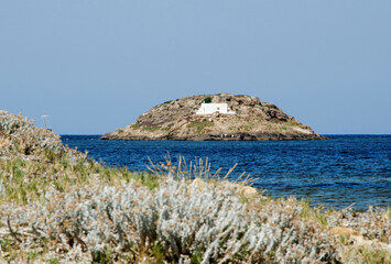 view of Skyros island in Sporades,North Aegean islands, Greece