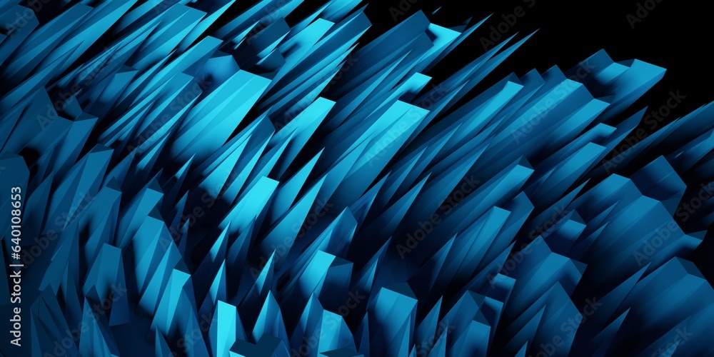 Poster Abstract 3D Render. Modern background design with geometric shapes.