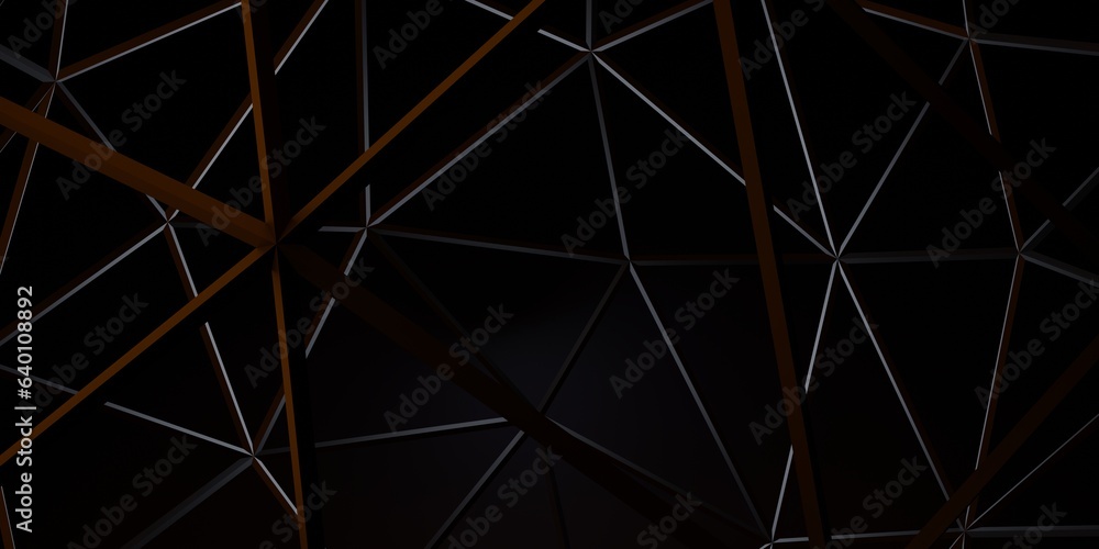 Poster modern background with geometric lines. abstract 3d render.