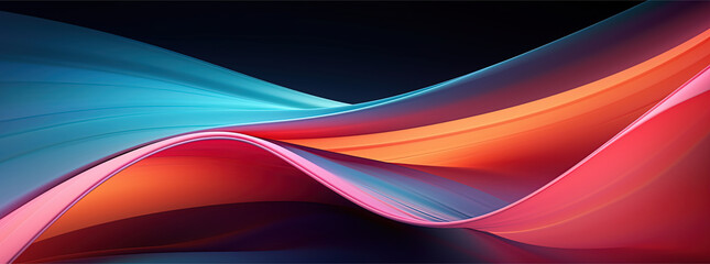 Dynamic Blue and Red Curves - A vibrant abstract design with dynamic blue and red curves, ideal for digital art and modern backgrounds