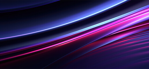 A sleek digital background with smooth, flowing curves in shades of blue, magenta, and violet, creating an elegant and futuristic abstract composition.
