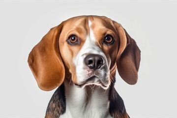 High energy beagle dog By AI