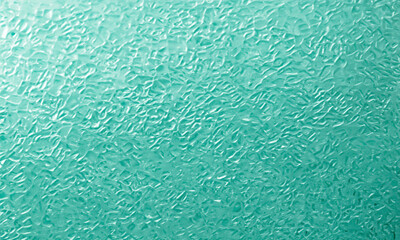 Fototapeta premium Green glass texture. Natural background.