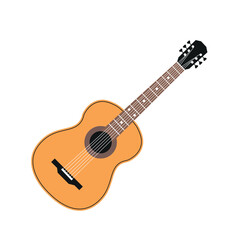 Obraz premium Acoustic Guitar Illustration