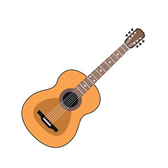 Obraz premium Acoustic Guitar Illustration