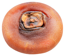 Dried persimmon on white background, Dried persimmonisolate on white PNG File..