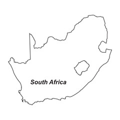 South Africa map icon