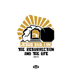 The "I'am" series. Jesus said I'am - the resurrection and the life.