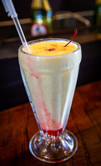 Pina Colada with Strawberry