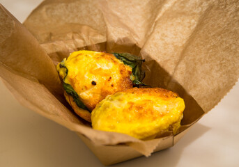 Duo of egg frittatas